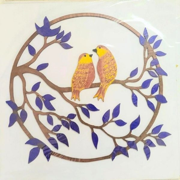 Round Bird Wall piece