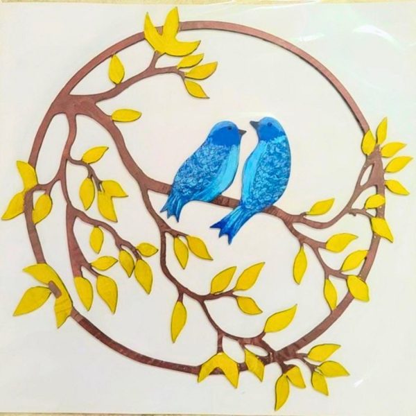 Round Bird Wall piece