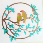 Round Bird Wall piece