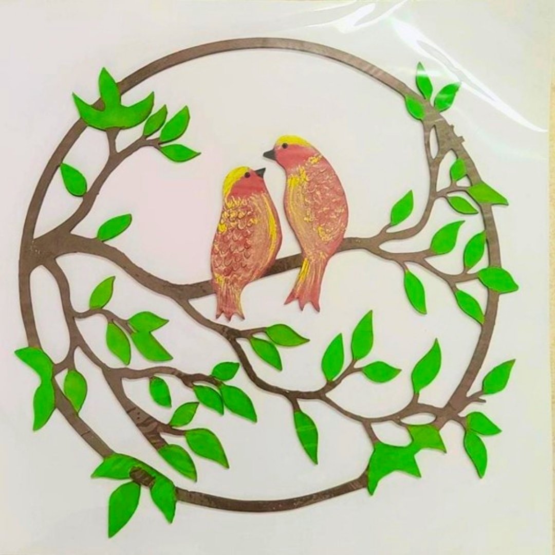 Round Bird Wall piece