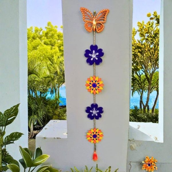 Butterfly Flower Wall Hanging