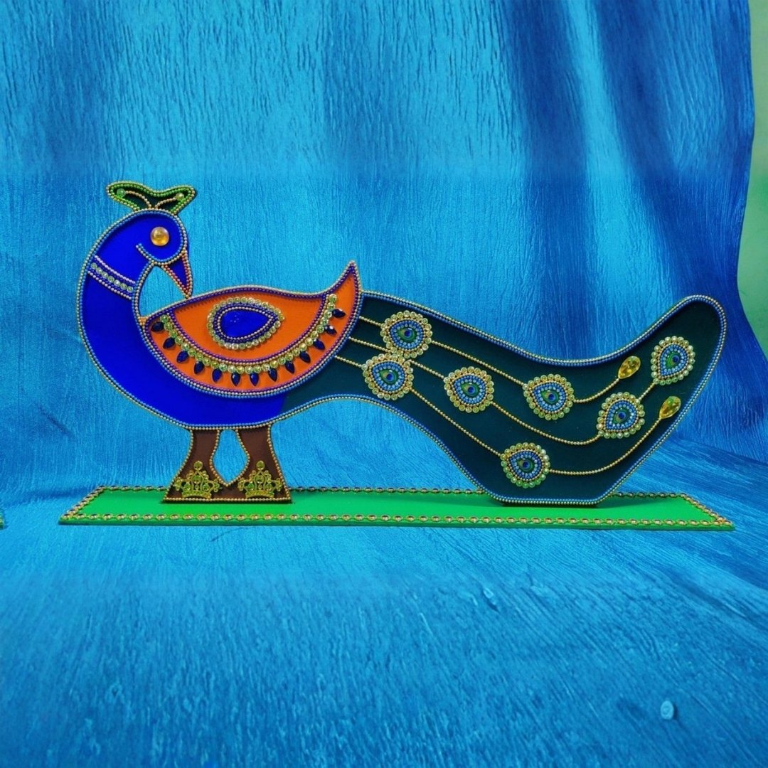 Standing Peacock