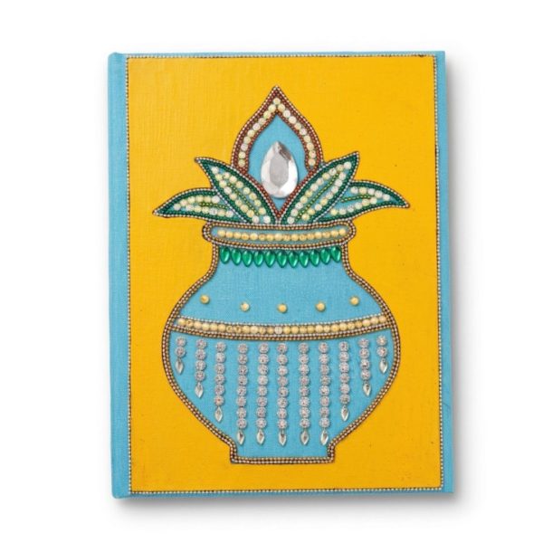 Handcrafted Blue Kalash Diary