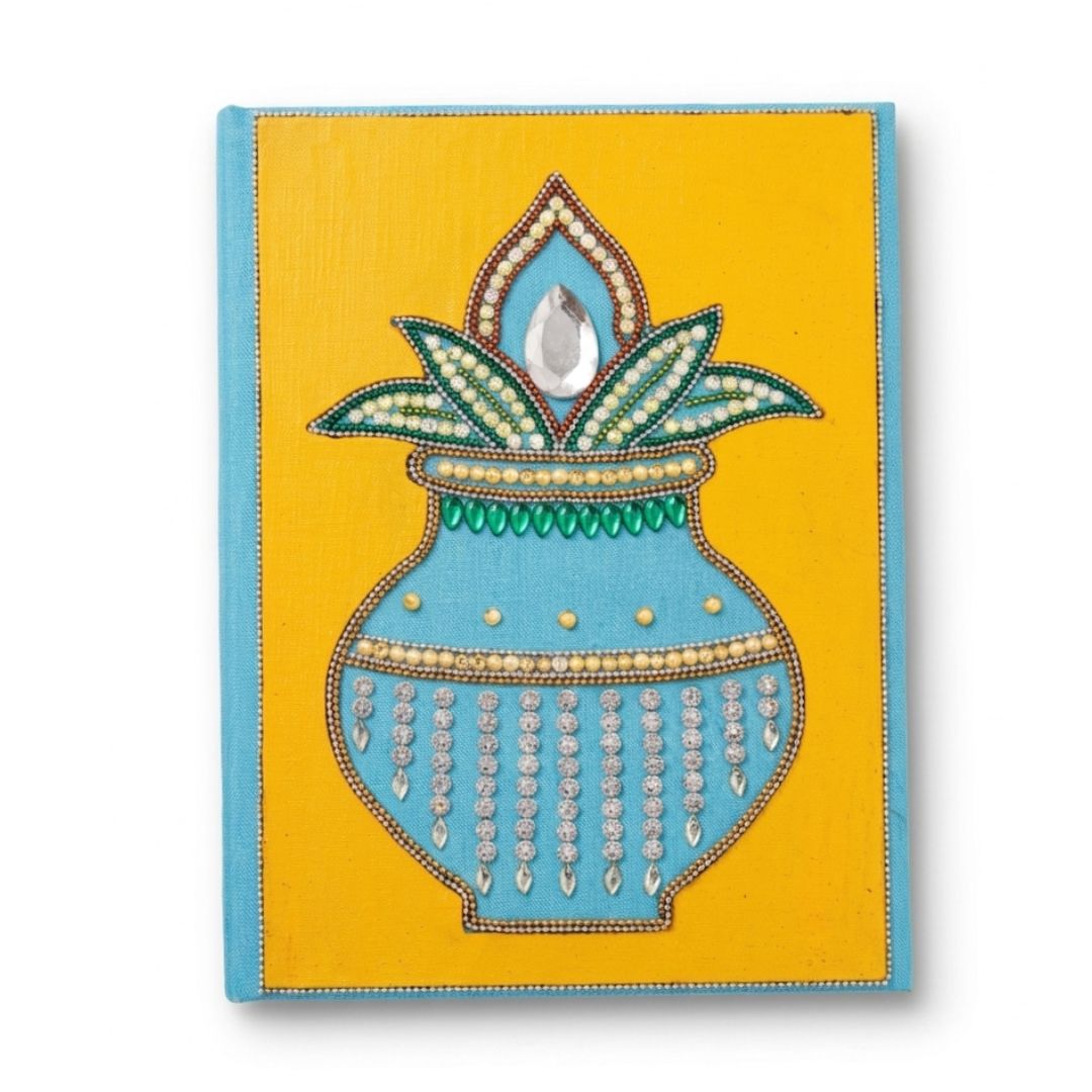 Handcrafted Blue Kalash Diary