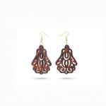 Earrings for Women – Handcrafted Brown Peacock Dangle Design