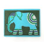 Handcrafted blue Elephant Diary